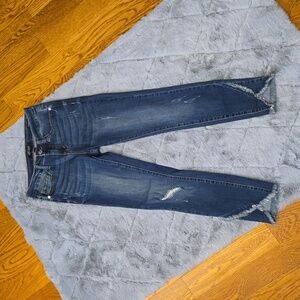Judy Blue Distressed Skinny Fit Jeans, Junior Women's Size 1/25, Great Condition